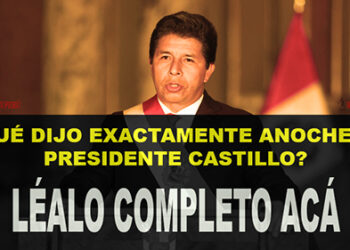 Castillo: Devolución del Fonavi y No Reelección de Congresistas No Hubiesen Sido Posible Sin Referéndum