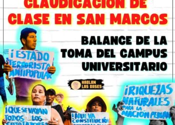 Las Bases de Estudiantes hacen BALANCE GENERAL de la toma UNMSM