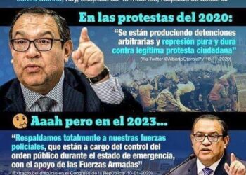 Hipocresía, Doble Rasero, Fariseo… Busca Una Definición Para Otárola