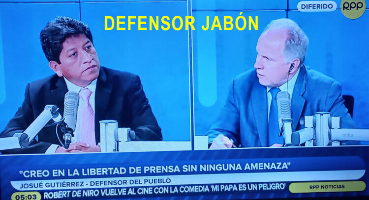 Defensor Jabón Para Limpiar a Dina y Otárola. El pasado oscuro de Josué