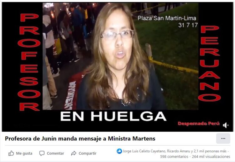 Feliz Día Profesor Peruano ¡La lucha 2017 continúa! Vídeo de Archivo