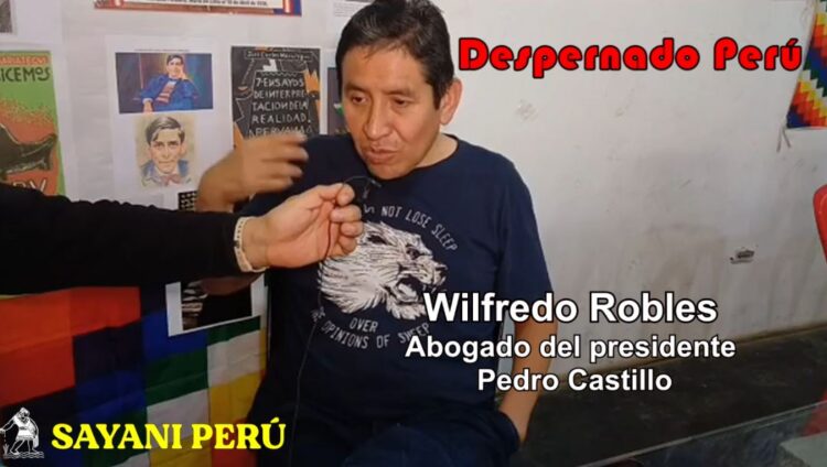 Necesitamos Armas Políticas – abogado del presidente Pedro Castillo (vídeo)
