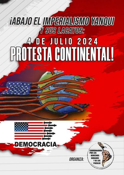 Perú: El Jueves 4 de Julio en Lima, Piura y Apurímac protesta contra los imperialismos.