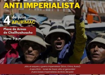 Viva la Jornada antiimperialista Latinomericana del Jueves 4 de Julio