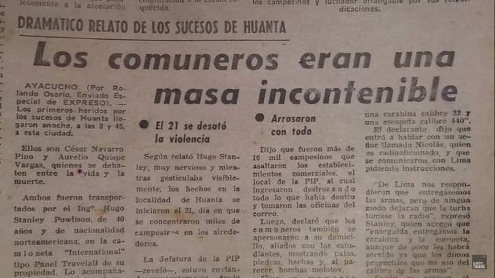 Perú: 55 años de lucha estudiantil popular en Ayacucho en defensa de la gratuidad de la enseñanza