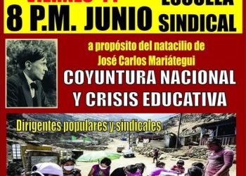 Perú: Existe crisis en el país y la educación porque el país es semifeudal y semicolonial.