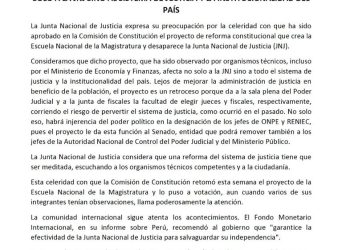 Perú: Neofujimontesinismo sigue en golpe de estado en el país creando más gastos pese a déficit fiscal y a recomendaciones internacionales de respeto a autonomía de poderes