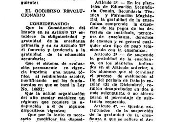 Perú: 55 años de una lucha estudiantil popular por la gratuidad de la enseñanza: 1969-2024