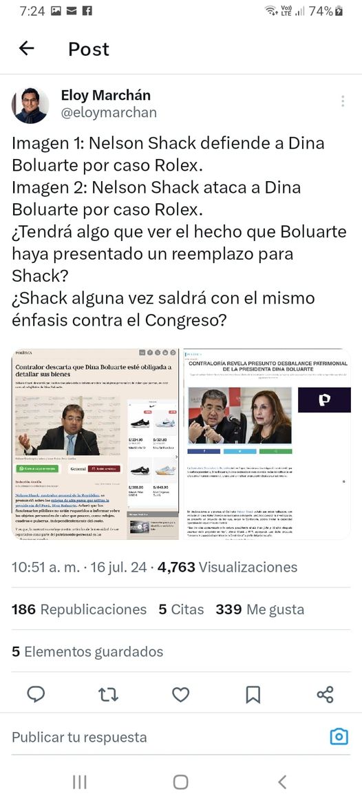 Perú: Contraloría General de la Republica debe desaparecer