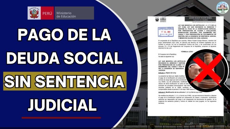 Perú: Maestros consiguen que Parlamento apruebe pago de deuda social sin previo juicio.
