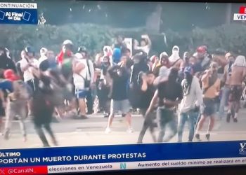 Perú: Gran prensa peruana no les dice terrucos a los que protestan así en Venezuela.