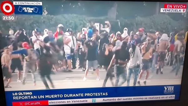 Perú: Gran prensa peruana no les dice terrucos a los que protestan así en Venezuela.