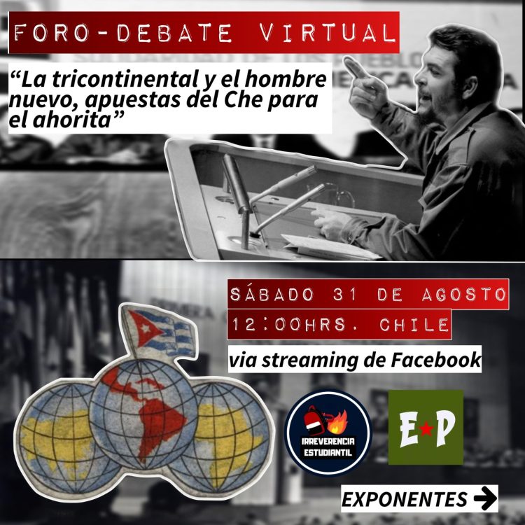 Perú: Este sábado 31 de agosto, desde la 11 am. (hora de Lima) estaremos en el debate sobre La Tricontinental y el Che Guevara.