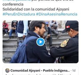 Perú: Policía de la dictadura no solo dispara a matar contra protestantes