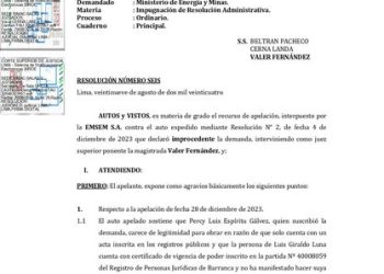 Perú: Empresa eléctrica de Paramonga EMSEMSA aún puede derrotar la caducidad de la concesión del MINEM