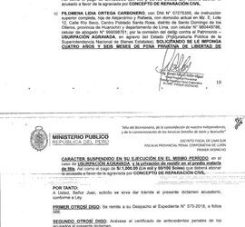 Perú: Tremendo Fiscal de Lurín Ronald Bullon Miguel acusa sin pruebas al Dr. Vladimir Mendoza, dirigente del C.P. Santa Rosa de S.D. Olleros, Huarochirí.