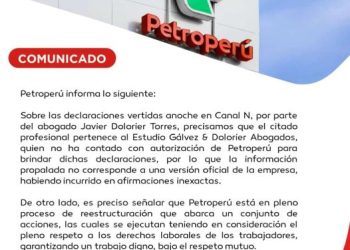Perú: Privatización de Petroperú no va, anuncia jefa de la dictadura.