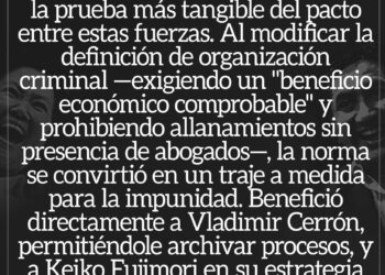 Perú: el fujicerronismo realmente existente